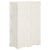 Plastic Cabinet 79x43x125 cm Wood Design White