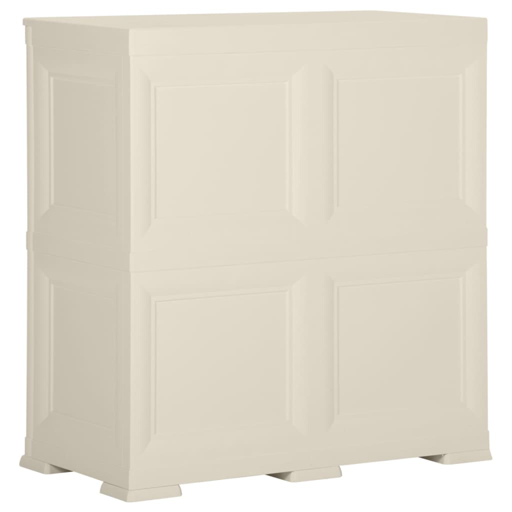 Plastic Cabinet 79x43x85.5 cm Wood Design Vanilla Ice