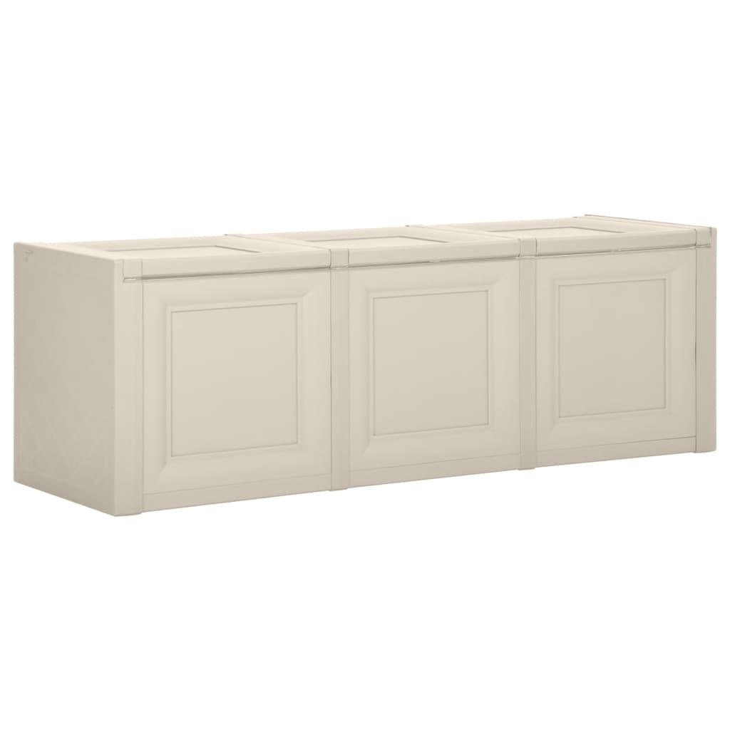 Cushion Box Cream 125x40x42 cm 130 L