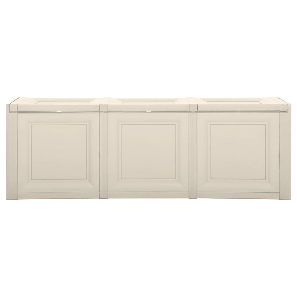 Cushion Box Cream 125x40x42 cm 130 L