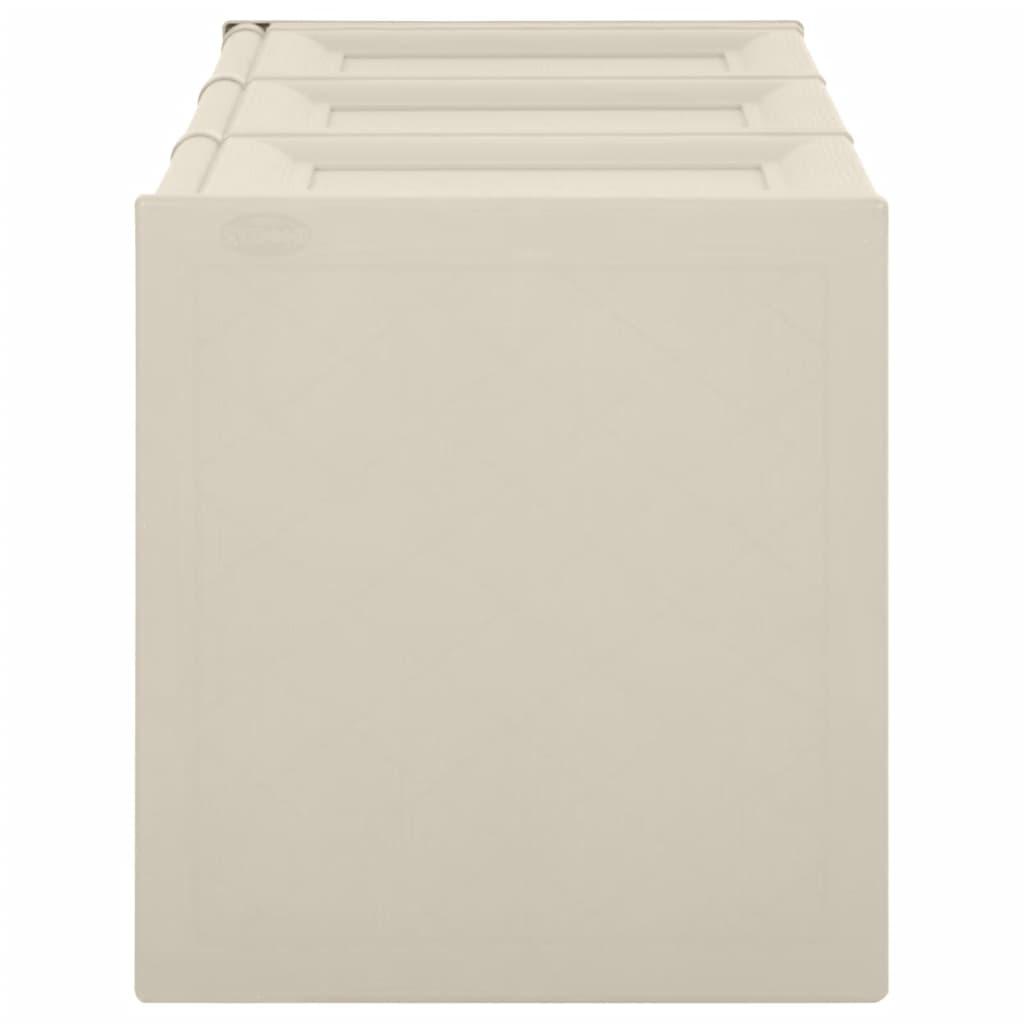 Cushion Box Cream 125x40x42 cm 130 L
