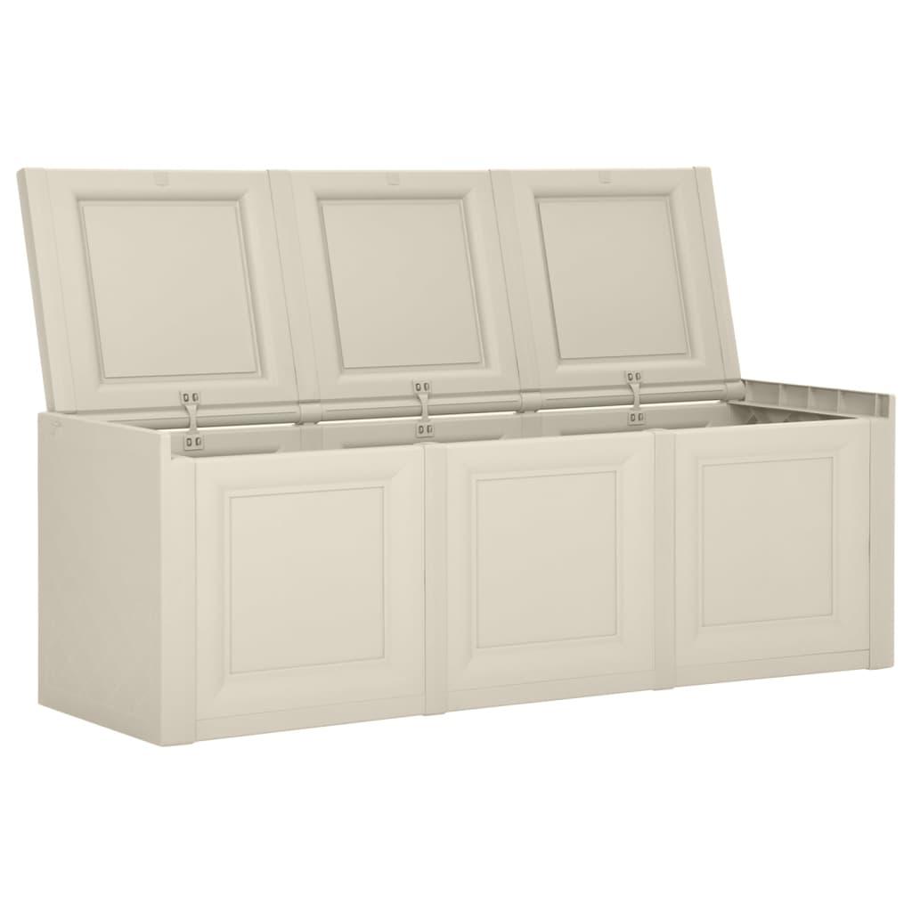 Cushion Box Cream 125x40x42 cm 130 L