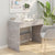 Desk Concrete Grey 101x50x76.5 cm Engineered Wood