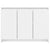 Sideboard White 102x33x75 cm Engineered Wood