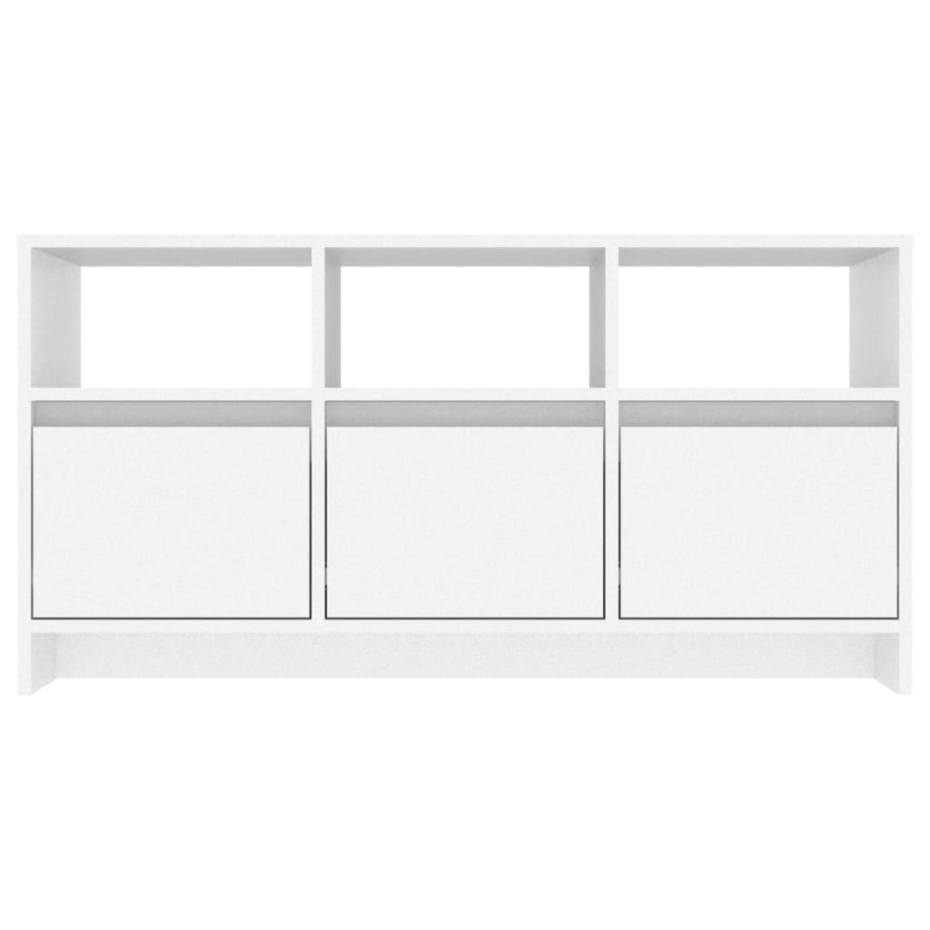 TV Cabinet White 102x37.5x52.5 cm Engineered Wood
