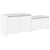 TV Cabinet White 146.5x35x50 cm Engineered Wood