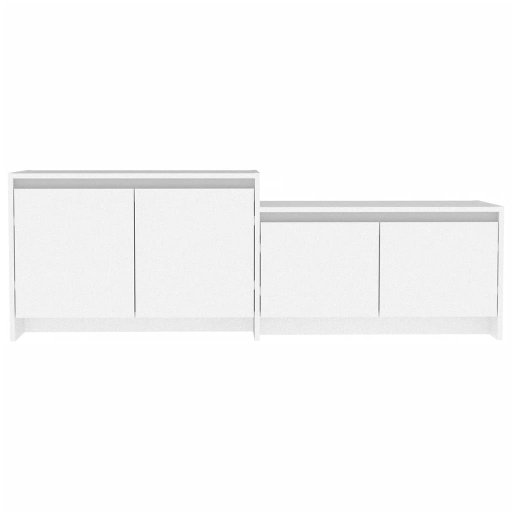 TV Cabinet White 146.5x35x50 cm Engineered Wood