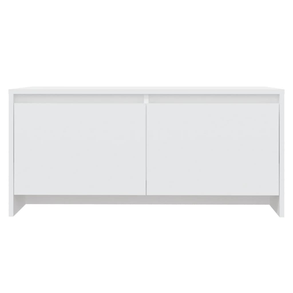 Coffee Table White 90x50x41.5 cm Engineered Wood