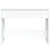 Console Table White 100x35x76.5 cm Engineered Wood