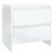 Bedside Cabinets 2 pcs High Gloss White 45x34.5x44.5 cm Engineered Wood