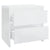 Bedside Cabinets 2 pcs High Gloss White 45x34.5x44.5 cm Engineered Wood