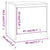 Bedside Cabinet White 45x34x44.5 cm Engineered Wood