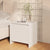 Bedside Cabinet White 45x34x44.5 cm Engineered Wood