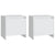 Bedside Cabinets 2 pcs White 45x34x44.5 cm Engineered Wood