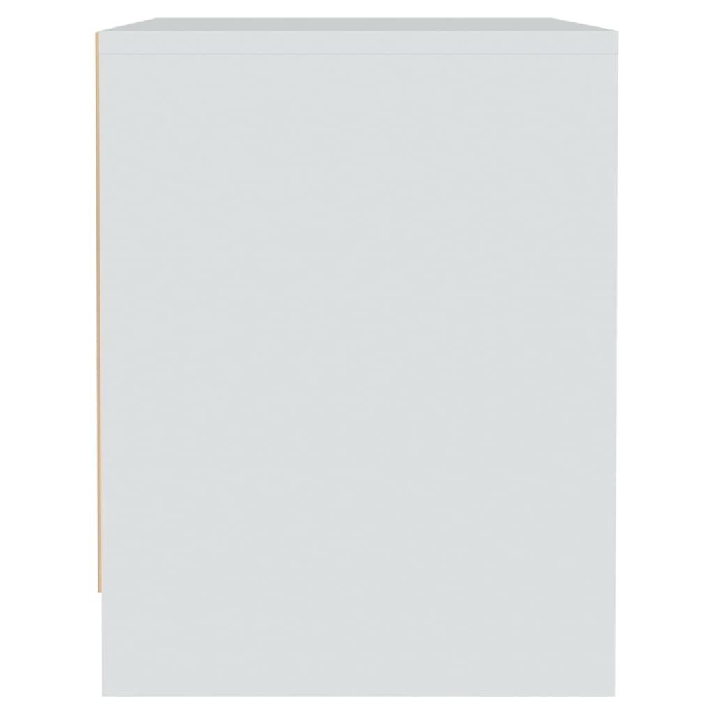 Bedside Cabinets 2 pcs White 45x34x44.5 cm Engineered Wood