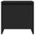 Bedside Cabinet Black 45x34x44.5 cm Engineered Wood