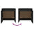 Bedside Cabinet Black 45x34x44.5 cm Engineered Wood