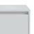 Bedside Cabinet High Gloss White 45x34x44.5 cm Engineered Wood