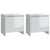Bedside Cabinets 2 pcs High Gloss White 45x34x44.5 cm Engineered Wood