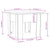 Coffee Table White 55x55x42 cm Engineered Wood