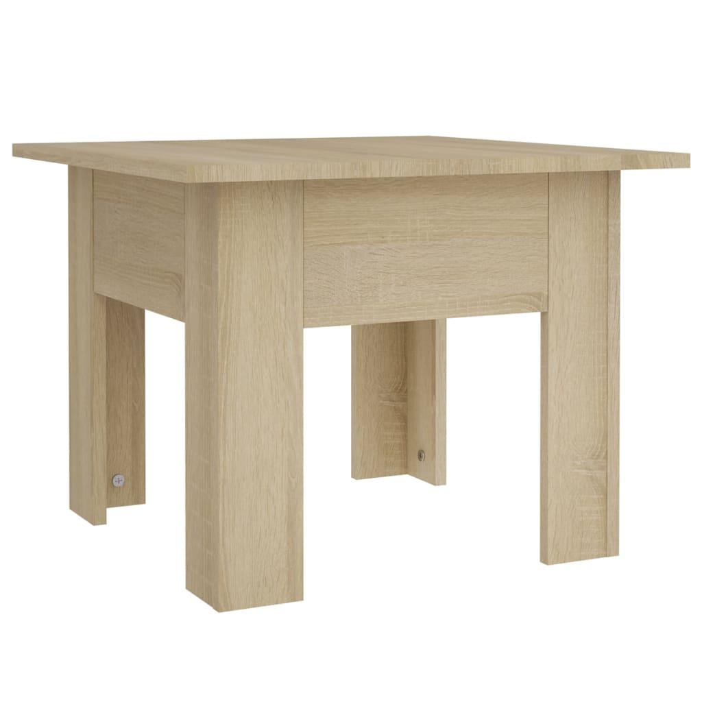Coffee Table Sonoma Oak 55x55x42 cm Engineered Wood
