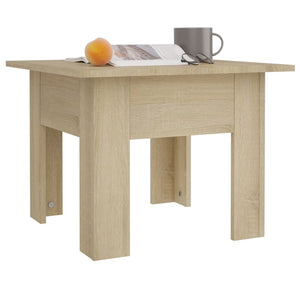 Coffee Table Sonoma Oak 55x55x42 cm Engineered Wood