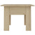 Coffee Table Sonoma Oak 55x55x42 cm Engineered Wood