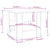 Coffee Table High Gloss White 55x55x42 cm Engineered Wood