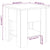 Coffee Table White 40x40x42 cm Engineered Wood
