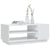 Coffee Table High Gloss White 102x55x43 cm Engineered Wood