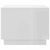 Coffee Table High Gloss White 55x55x43 cm Engineered Wood
