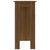 Bar Table with Shelf Brown Oak 102x50x103.5 cm Engineered Wood