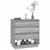 Sideboard Grey Sonoma 70x41x75 cm Engineered Wood