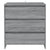 Sideboard Grey Sonoma 70x41x75 cm Engineered Wood