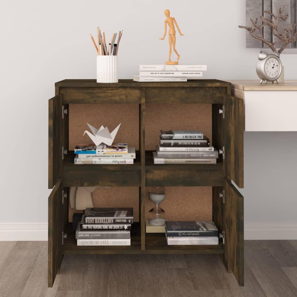 Sideboard Smoked Oak 70x41x75 cm Engineered Wood