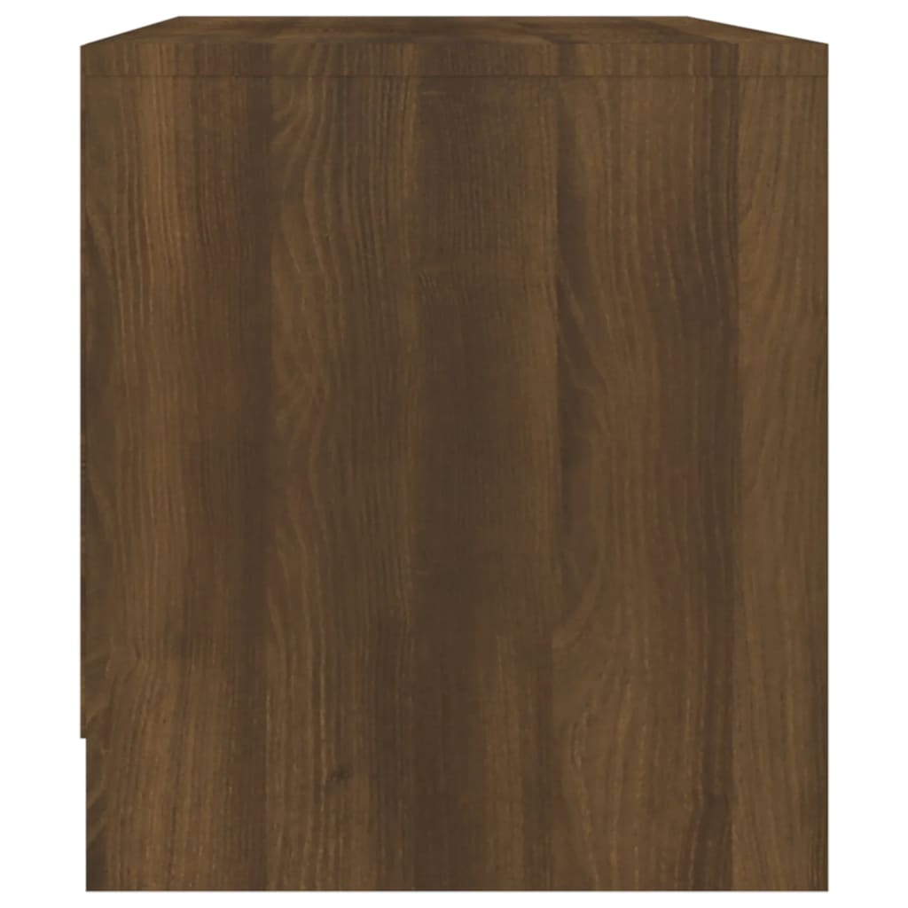 TV Cabinet Brown Oak 90x35x40 cm Engineered Wood