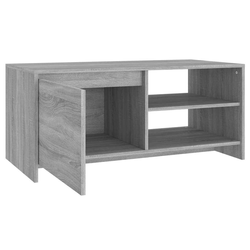 Coffee Table Grey Sonoma 102x50x45 cm Engineered Wood
