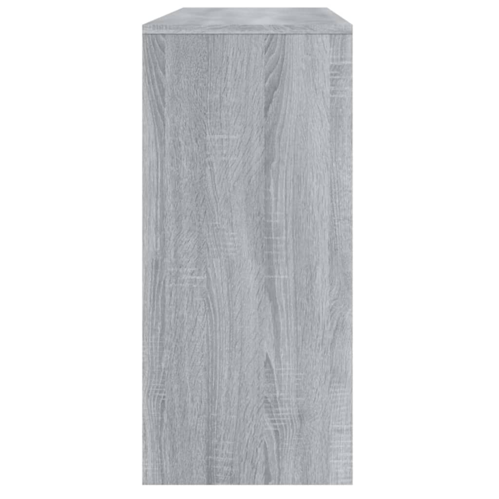 Console Table Grey Sonoma 100x35x76.5 cm Engineered Wood