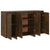 Sideboard Smoked Oak 120x41x75 cm Engineered Wood