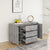 Sideboard with 3 Drawers Grey Sonoma 120x41x75 cm Engineered Wood