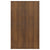 Sideboard with 3 Drawers Brown Oak 120x41x75 cm Engineered Wood