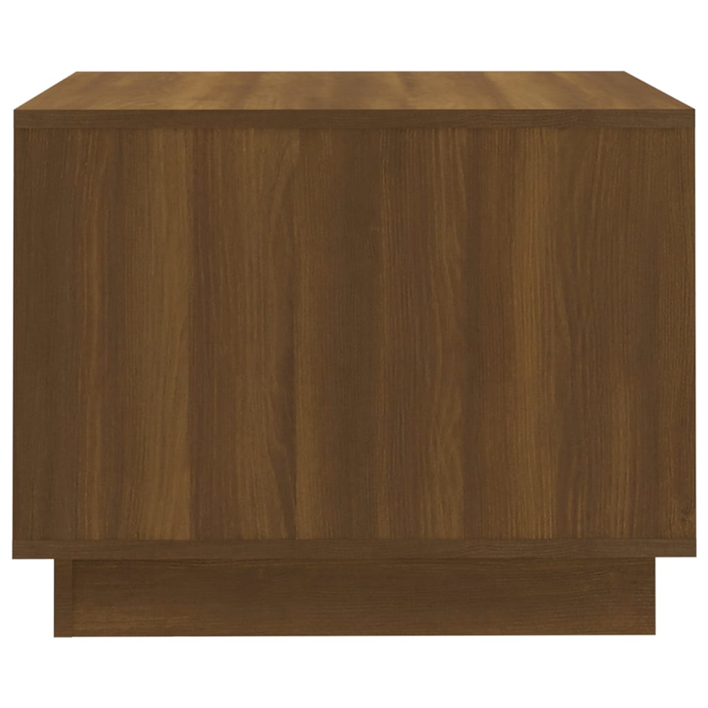 Coffee Table Brown Oak 55x55x43 cm Engineered Wood