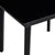 Garden Dining Table Black 80x80x74 cm Steel and Glass