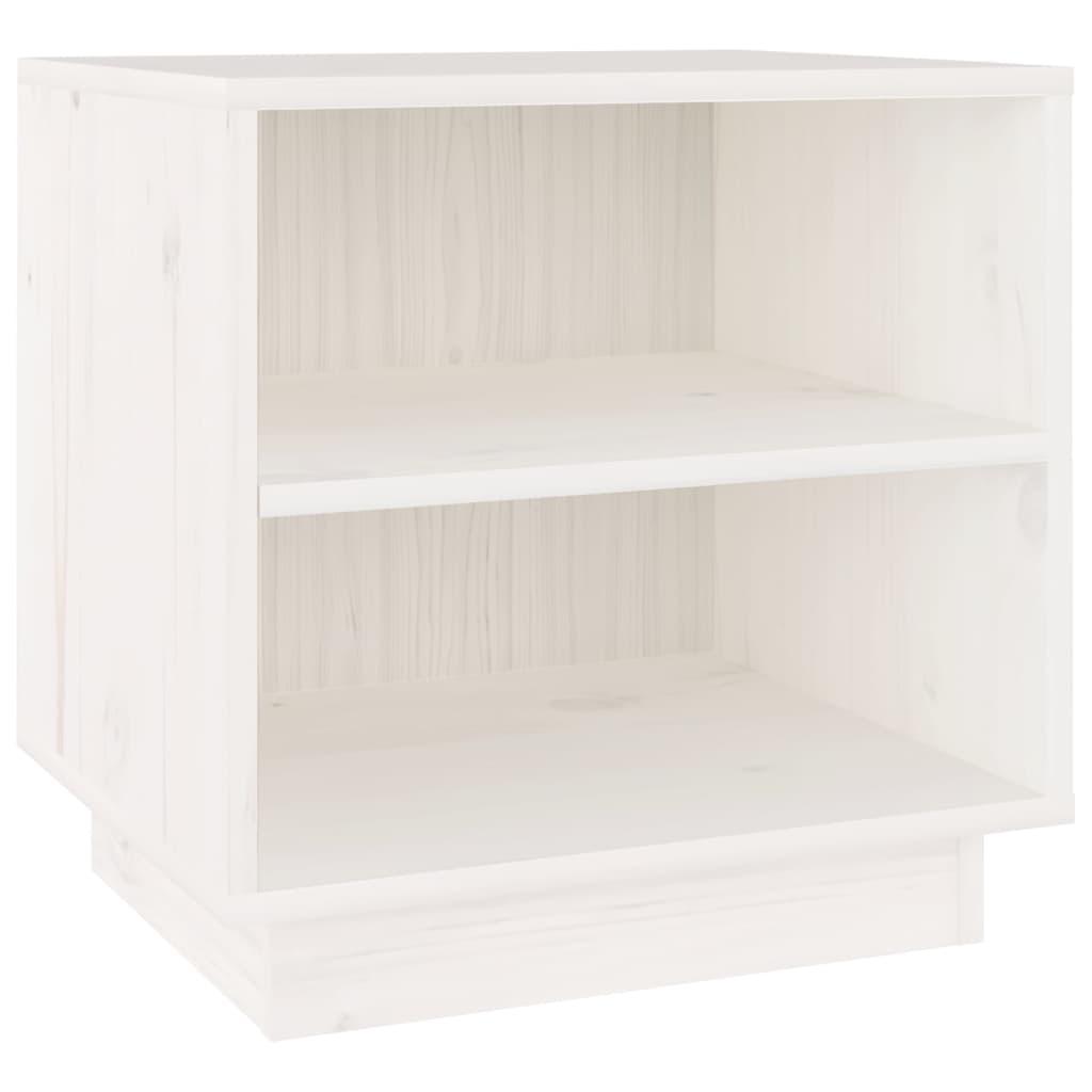 Bedside Cabinets 2 pcs White 40x34x40 cm Solid Wood Pine