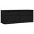 Wall Cabinets 2 pcs Black 45x30x35 cm Solid Wood Pine