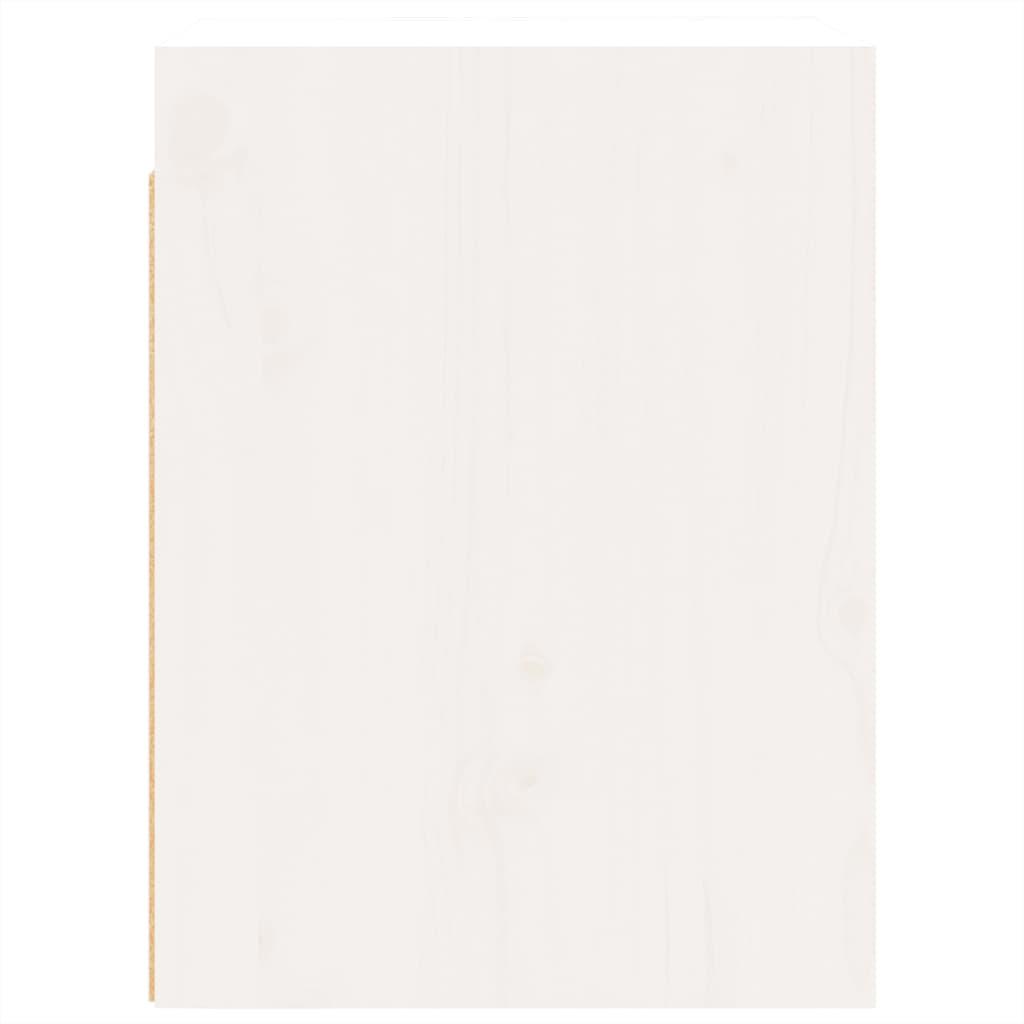 Wall Cabinets 2pcs White 30x30x40 cm Solid Wood Pine