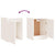 Wall Cabinets 2pcs White 30x30x40 cm Solid Wood Pine