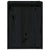Wall Cabinets 2pcs Black 30x30x40 cm Solid Wood Pine