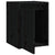 Wall Cabinets 2pcs Black 30x30x40 cm Solid Wood Pine