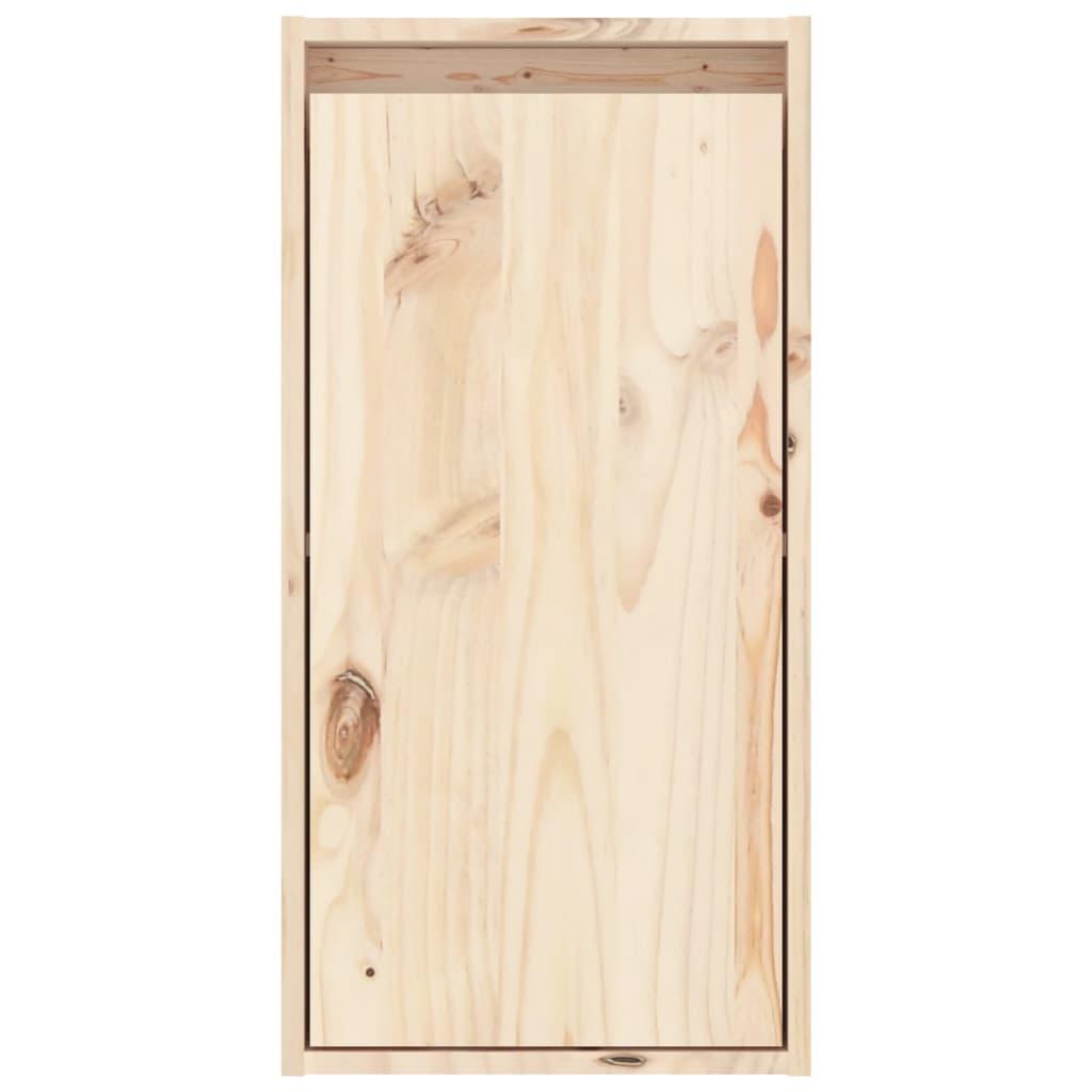 Wall Cabinets 2 pcs 30x30x60 cm Solid Wood Pine